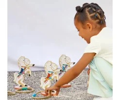 Juego de Lanzamiento de Anillas Caballos Applepop