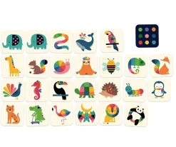 Juego Memo Animales 48 Piezas