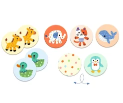 Juego Memo Peluches 30 Piezas