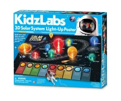 Kidzlabs Póster 3D Sistema Solar