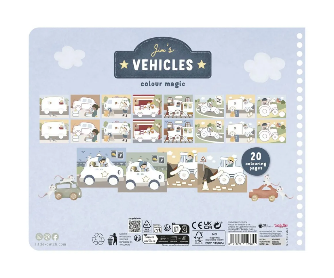 Libro Mágico Vehículos con Jim
