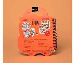 Libro OMY con Pinturas y Pegatinas Yummy