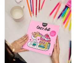 Libro para Colorear Cozy Art Kawai