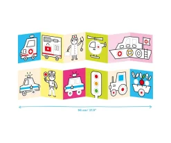 Libro Para Colorear Looong Vehicles at Work