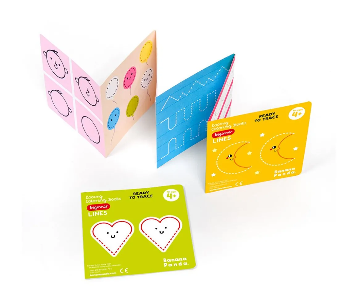 Libro Para Colorear Looong Beginner Lines