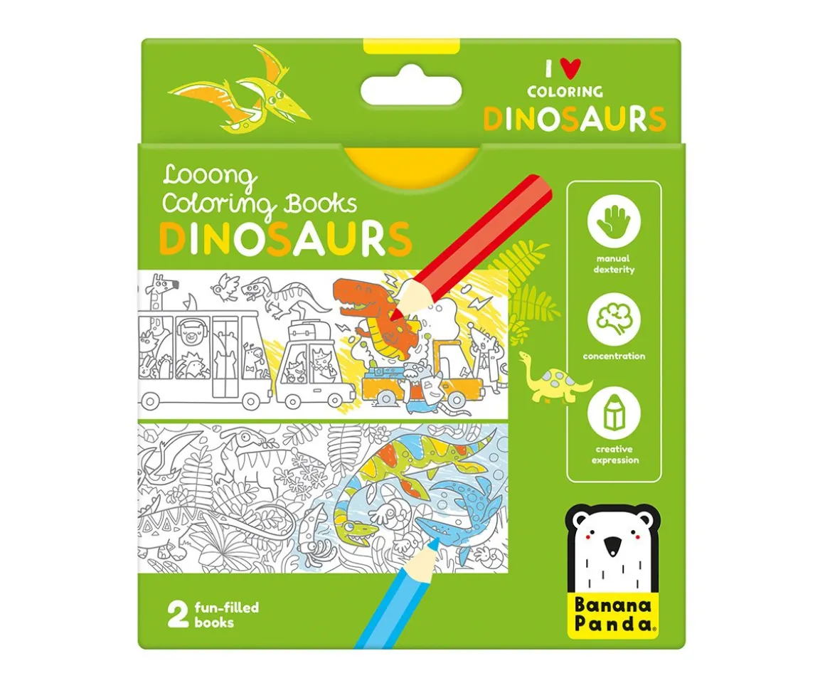 Libro Para Colorear Looong Dinosaurios