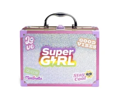 Maleta de Belleza SuperGirl Espejo Led