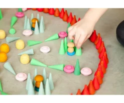 Mandala Pequeños Conos Verdes