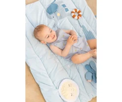 Manta Juegos Monnëka Blue Elephant