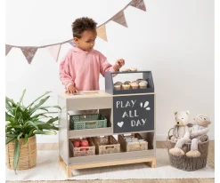 Mercado de Madera Vinca Gris Cálido/Natural