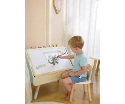 Mesa de Dibujo y Biblioteca 2 en 1