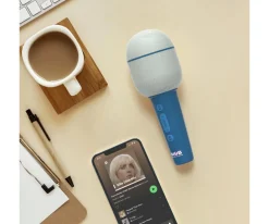 Micrófono Inalámbrico y Karaoke Micro Groovy Navy