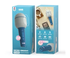 Micrófono Inalámbrico y Karaoke Micro Groovy Navy