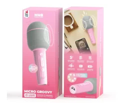 Micrófono Inalámbrico y Karaoke Micro Groovy Marshmallow