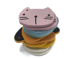 Mordedor Silicona Pippa The Cat Malva