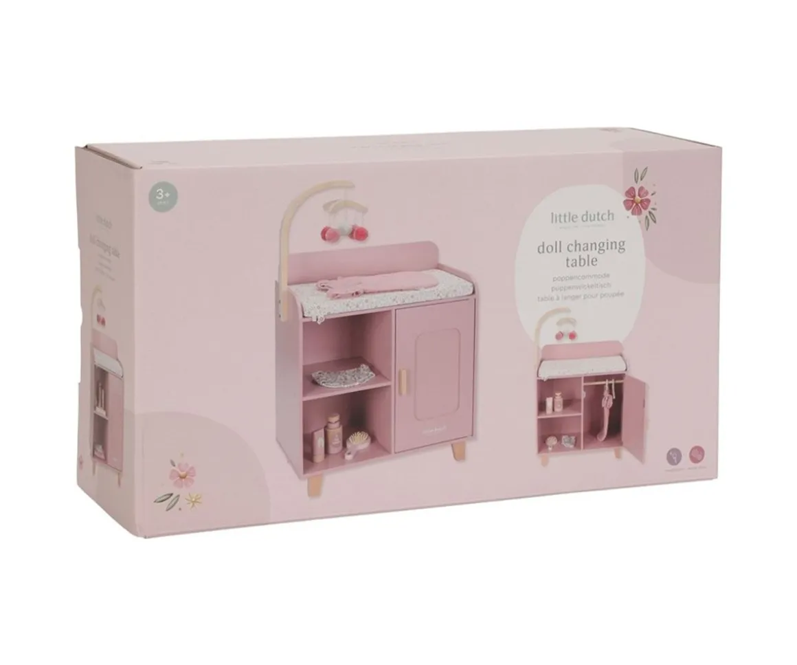 Mueble Cambiador Soft Flowers para Muñecas FSC