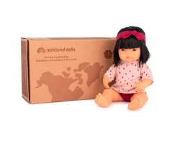 Muñeca Bebé Asiática 32cm con Conjunto Dune