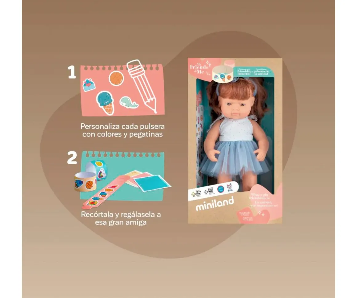 Muñeca Caucásica Pelirroja My Friends & Me 38 cm