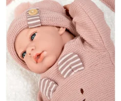 Muñeca con Peso Elegance Andie Rosa con Manta