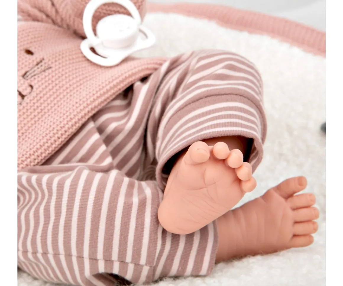 Muñeca con Peso Elegance Andie Rosa con Manta