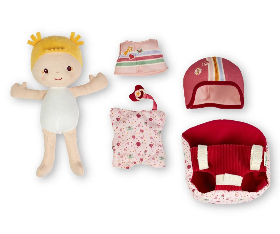 Muñeca de Tela Lena y Asiento de Bicicleta