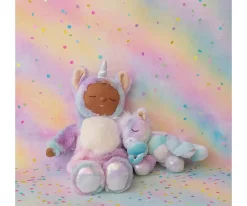 Muñeco Dinkum Cozy Unicorn Stardust Rainbow
