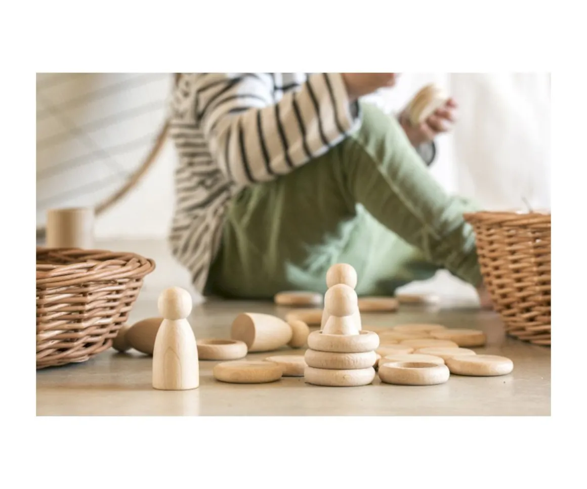 Nins con Anillas y Monedas Natural