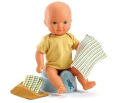 Orinal y Toallitas Pomea para Muñecos