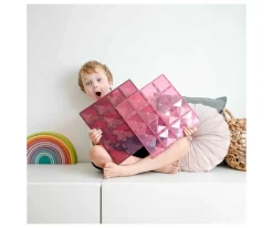 Pack Connetix Pastel Pink & Berry Base Plate 2 Piezas