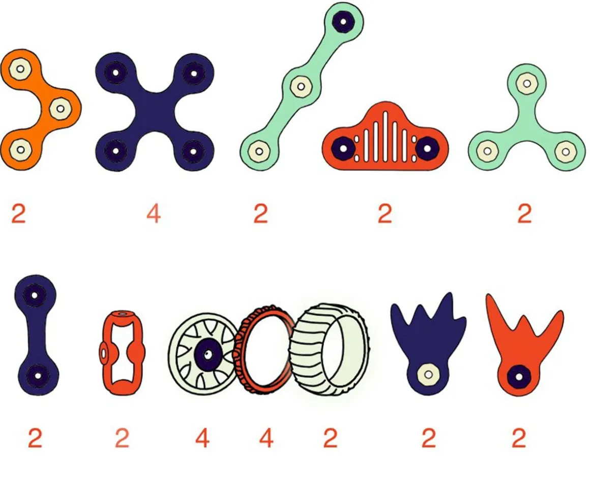 Pack Mars Rovers 30 Piezas