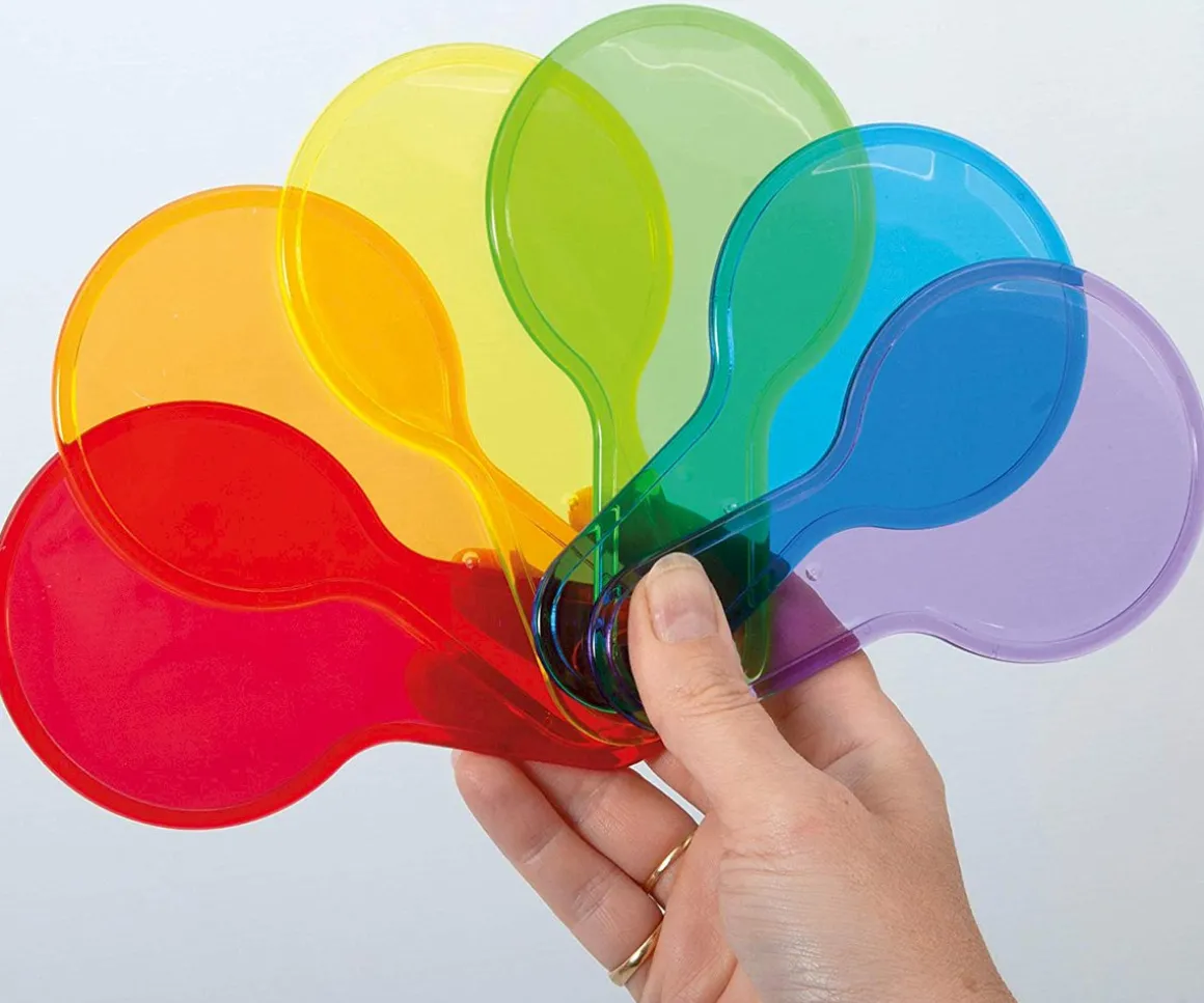 Paletas de Colores Translúcidos Para Mesas de Luz