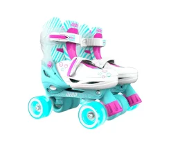 Patines Combo Neón Verde y Rosa T.30-33