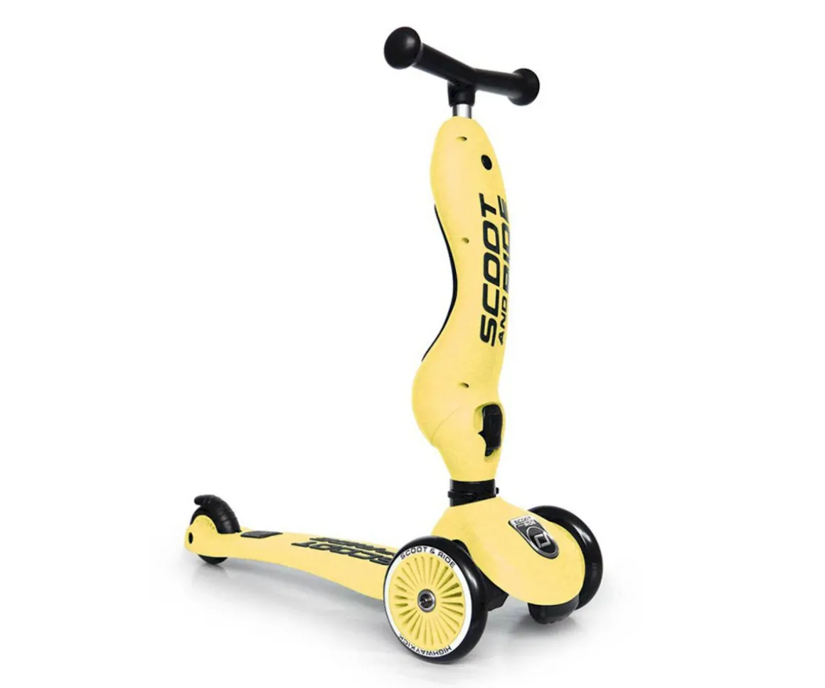 Patinete 2 en 1 Highwaykick One Lemon