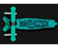 Patinete Micro Deluxe Plegable Orion Glow Led Azul