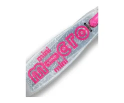 Patinete Micro Deluxe Plegable Orion Glow Led Rosa