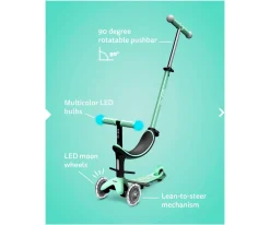 Patinete Mini Micro 2 Grow Deluxe Magic Menta