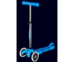 Patinete Mini Micro Deluxe Glow Blue con Luces LED