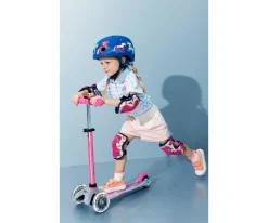 Patinete Mini Micro Deluxe Flux Neochrome Rosa Luces LED