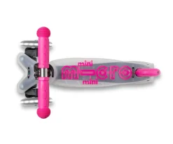 Patinete Mini Micro Deluxe Flux Neochrome Rosa Luces LED