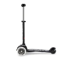 Patinete Mini Micro Deluxe Eco Negro con Luces LED