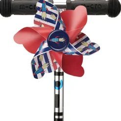 Patinete Mini Micro Deluxe Glow Lime con Luces LED + Molinillo Cohete