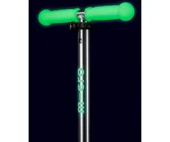 Patinete Mini Micro Deluxe Glow Lime con Luces LED