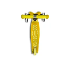 Patinete Mini Micro Deluxe Amarillo Luces LED
