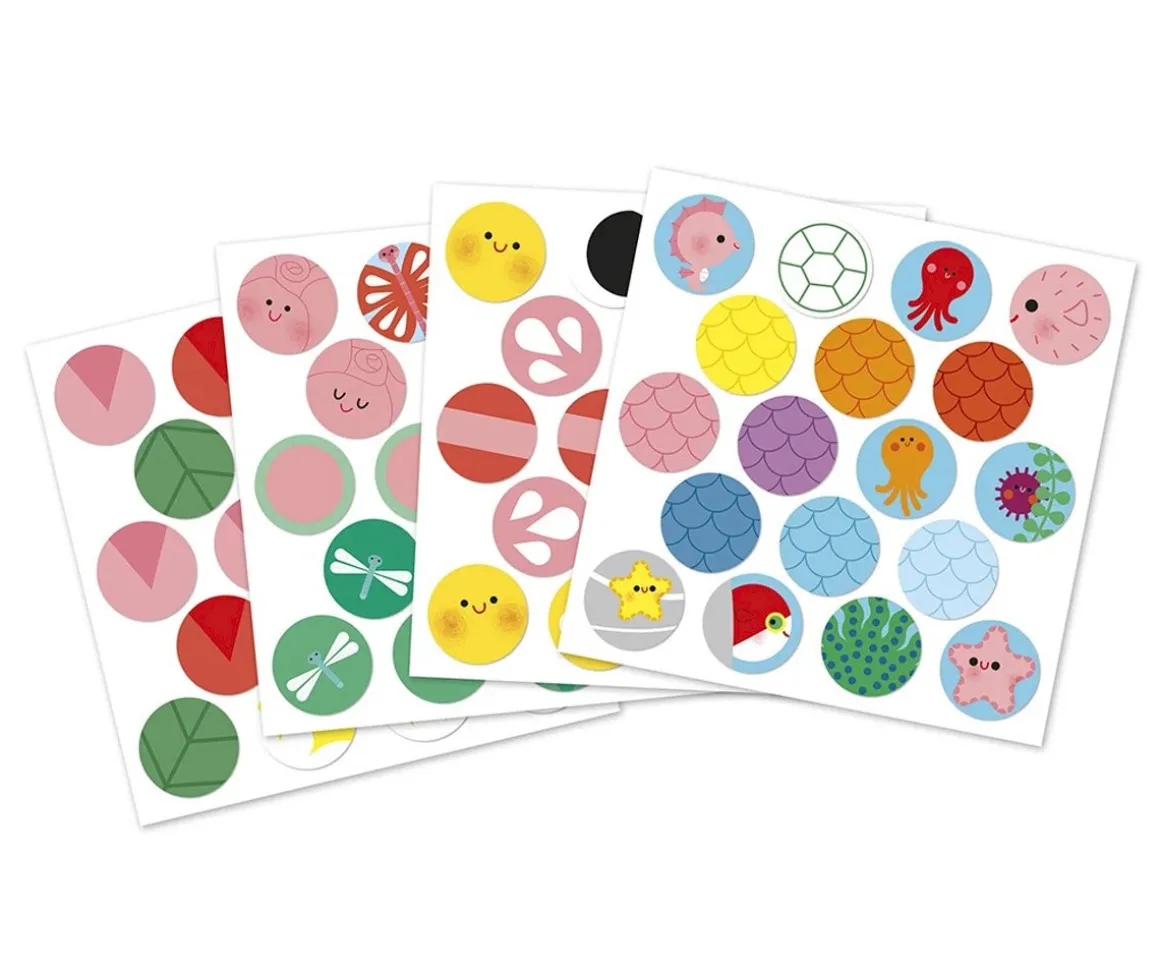 Pegatinas Reposicionables Redondas Autour de L'etang