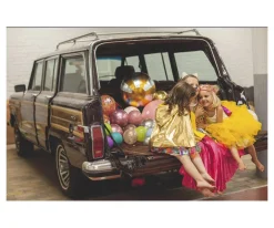 Pelota Glitter Verde 22 cm