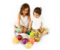 Pelota Glitter Verde 10 cm