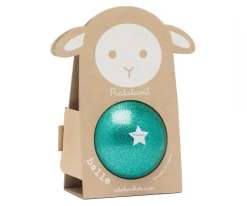 Pelota Glitter Verde 10 cm