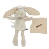 Peluche Conejo con Mini Doudou Moka Personalizable