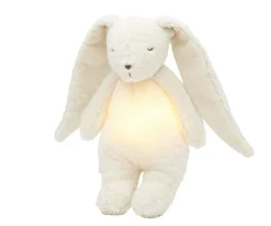 Peluche Luz-Sonido Conejo Orgánico Moonie 2.0 Polar Personalizable