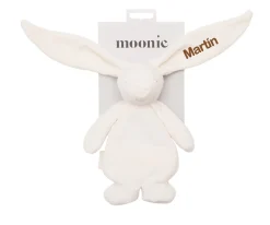 Peluche Sensorial Conejo Moonie Mini Cream Personalizable